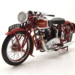 MOTO TRIUMPH SPEED TWIN 1939 RED 1:12