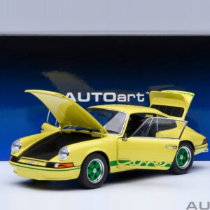 PORSCHE 911 CARRERA 2.7 RS (LIGHT YELLOW/GREEN STRIPES) Autoart