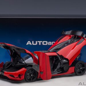 KOENIGSEGG AGERA RS (CHILLI RED/CARBON BLACK/BLACK ACCENTS) AUTOART