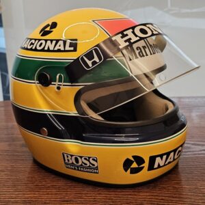 Ayrton Senna Replica Casco tamaño real Temporada 1985