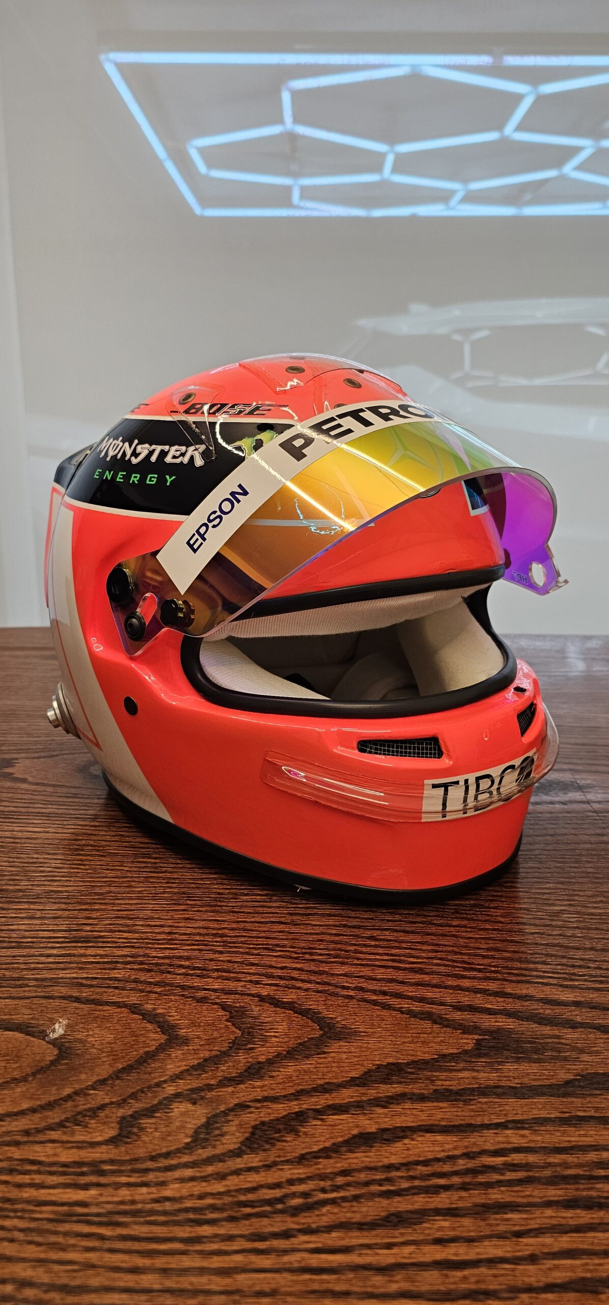 Lewis Hamilton Replica Casco tamaño real GP Monaco Temporada 2019