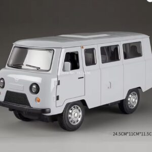 UAZ 452 Bukhanka 1:18 Gris