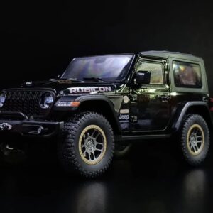 Jeep Rubicon 1:18 Negro