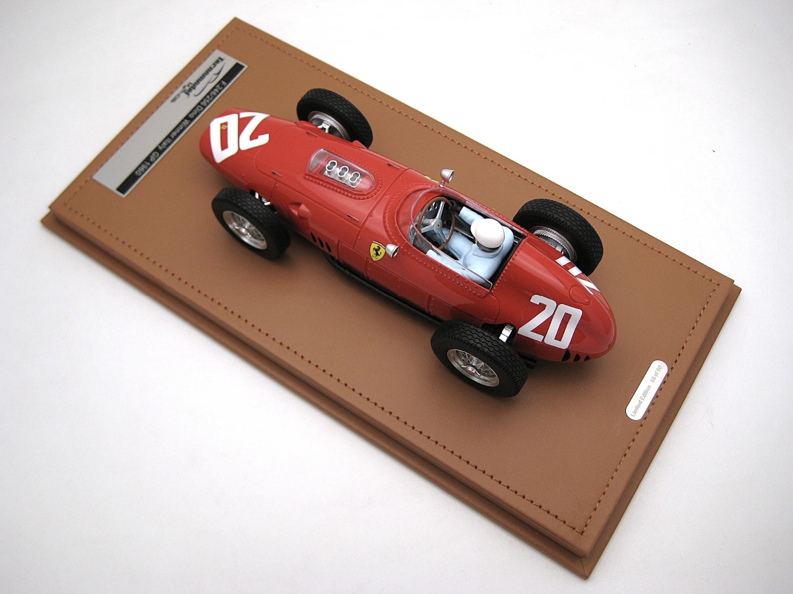 Ferrari 246/256 Dino Winner Italy GP Driver:P.Hills 1960 #20 1:18 - Imagen 5