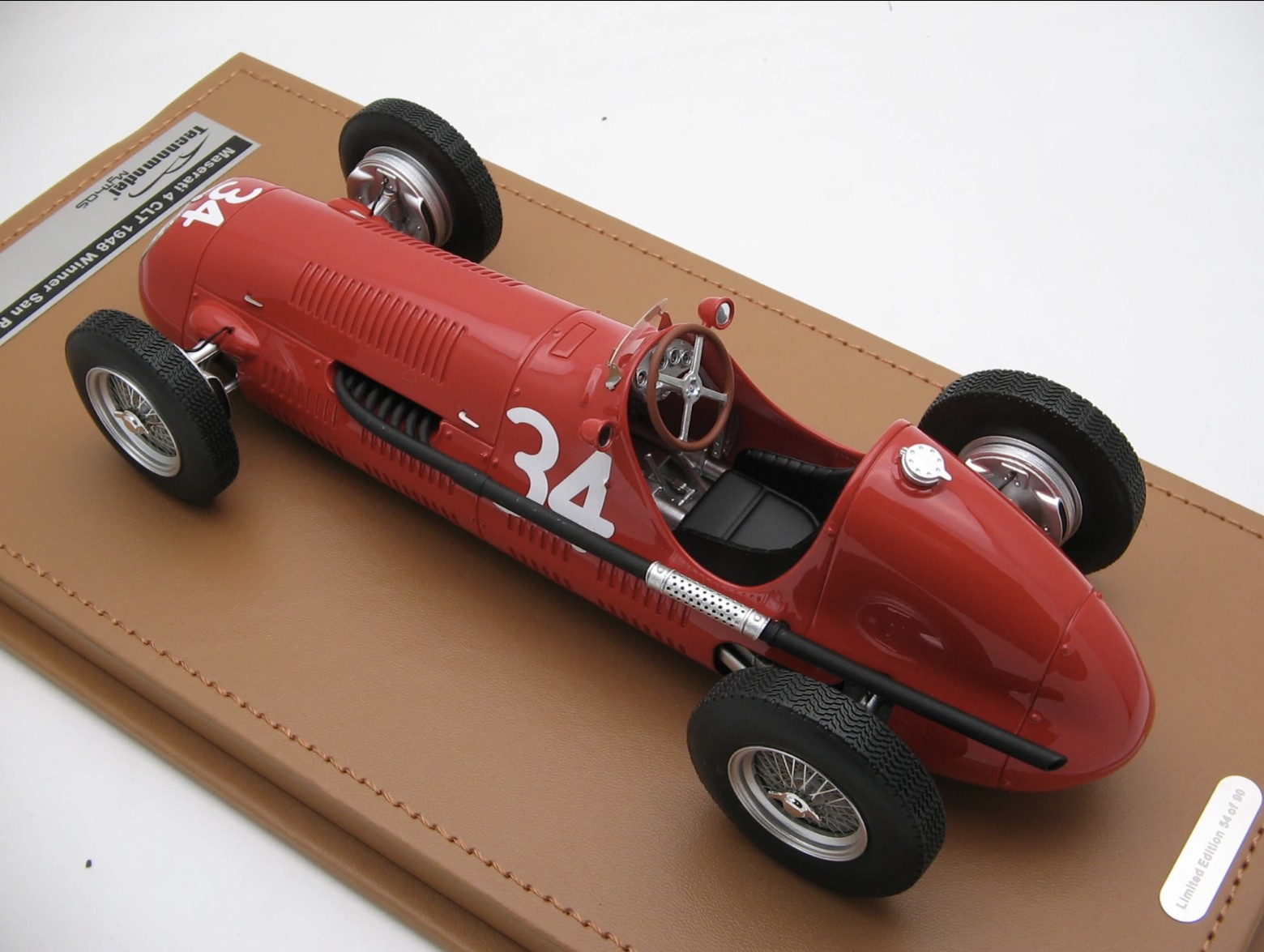 Maserati 4CLT San Remo GP 1948 car #34 WINNER Driver A. Ascari 1:18 - Imagen 3