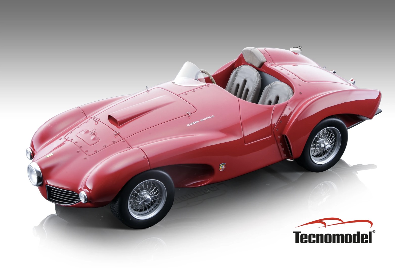 Ferrari 166 MM Abarth Gloss Red Press Version 1953 1:18