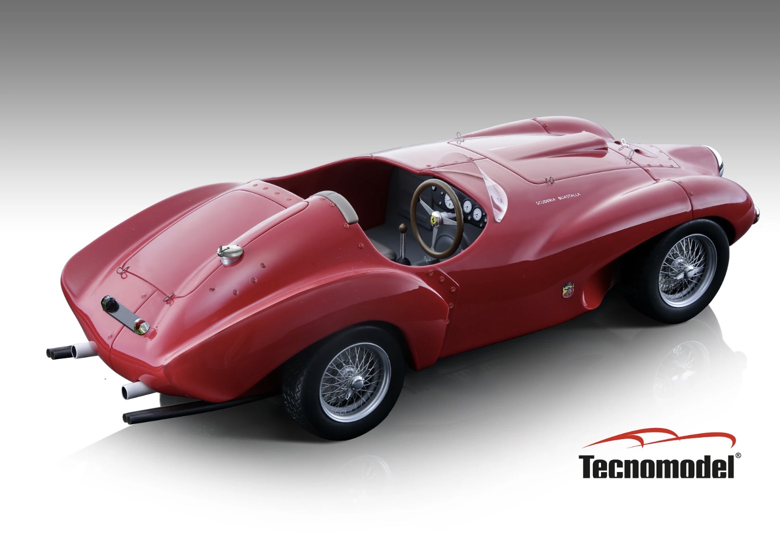 Ferrari 166 MM Abarth Gloss Red Press Version 1953 1:18 - Imagen 2